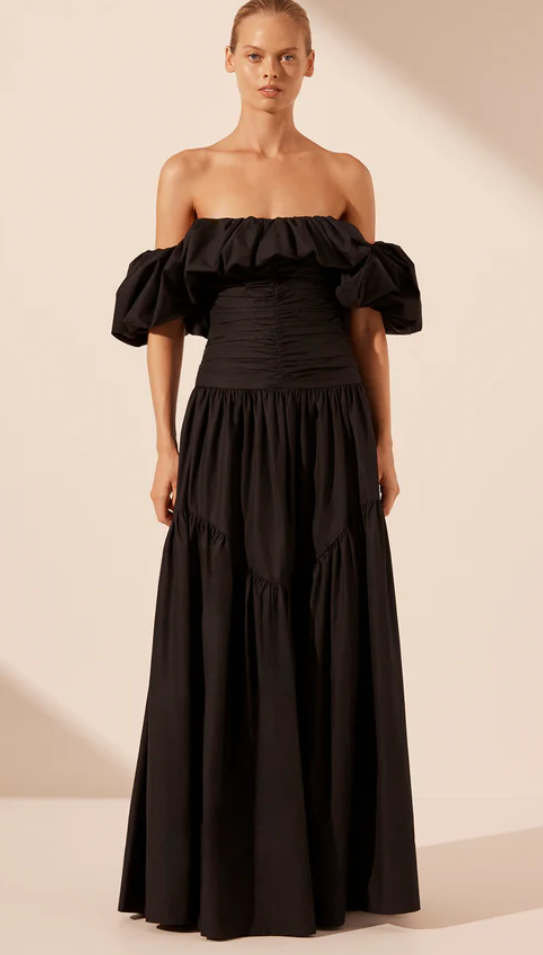 chinese dress ladies Maiori Lace Up Strapless Maxi Dress